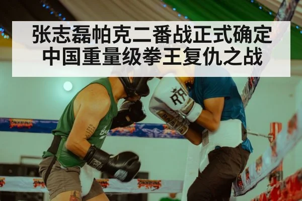 张志磊帕克二番战正式确定中国重量级拳王复仇之战